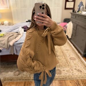 H&M Ribbon Bow Sweater Size 4